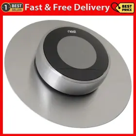 Humble Abode Creations 445024952936 Nest Thermostat- 6 Inch Stainless Steel Wall Plate Cover Compatible With 1st 2nd