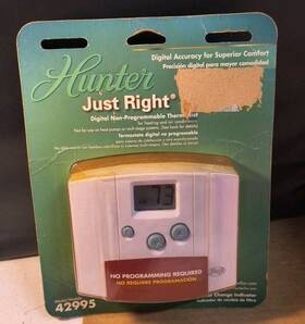 Hunter 42995 Just Right Digital Thermostat Model New Old Stock