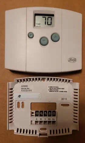 42999b Hunter Digital Electronic Thermostat For Heating And Cooling