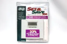 44300a Hunter Set And Save 300 7-day Digital Programmable Thermostat White New