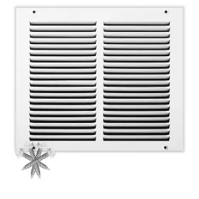 170rg Hvac Premium 12x10 Return Air Vent Cover Grille For Wall Or Ceiling Duct Opening - Flat St