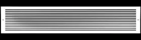 Rg248al Hvac Premium 24 Inch X 8 Aluminum Return Grille - Easy Air Flow Linear Bar Gri