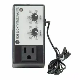 Hydro Innovations 705105472737 Ice Box Thermostat - Control Fans Lights With Temp Settings Greenhouse Garden