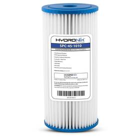 Hydronix Spc-45-1010 Universal Whole House Sediment Pleated Water Filter Was