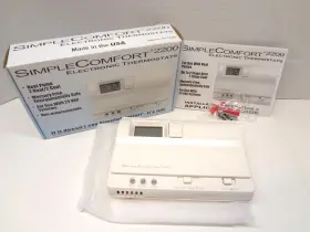 Icm 800442022000 Simple Comfort 2200 Non-programmable Digital Display Thermostat 24vac