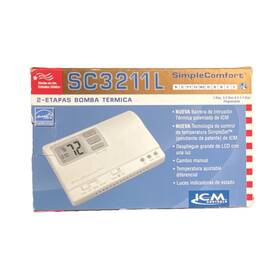 Icm Controls Sc3211l Simple Comfort Programmable Thermostat Digital 2-stage