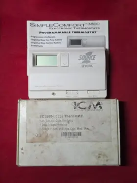 Sc3800-l0558 Icm Controls Simple Comfort 3800 Thermostat Programmable Usa Made - New