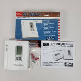 Icm Sc1600vl Controls Simple Comfort Non-programmable Heat Only Thermostat