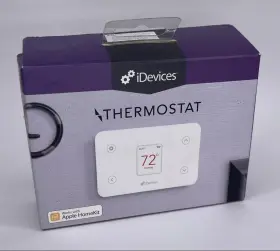 2843481 Idevices Fba Wi-fi Smart Thermostat - White Apple Homekit Only