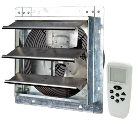 Ilg8sf12vc Iliving 12 Inch Shutter Exhaust Fan With Wireless Smart Remote Controlled Thermos