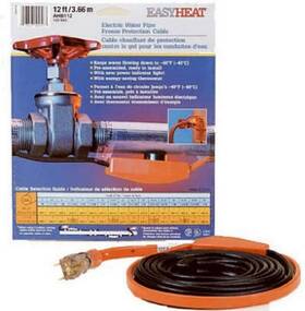 Inc Ahb-019 Easyheat 9ft Pipe Heating Cable Prevent Freeze Easy To Use 7 Watt Per Foo
