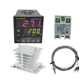 Itc-100vh Inkbird 313034037028 Ac 100 To 220v Outlet Digital Pid Thermostat Temperature Contr