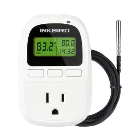 1500w Inkbird C206t 13.5a Stainless Heat Mat Temperature Controller Day And Night Thermostat 6.56 Fee