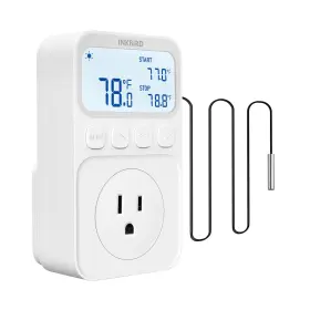 C216t Inkbird Digital Socket Thermostat Temperature Controller Timer Heating Cooling
