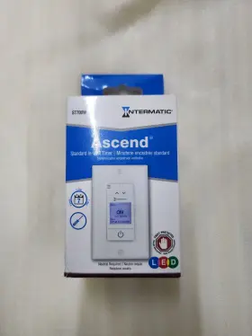 St700w Intermatic 078275149083 Ascend Standard Timer White