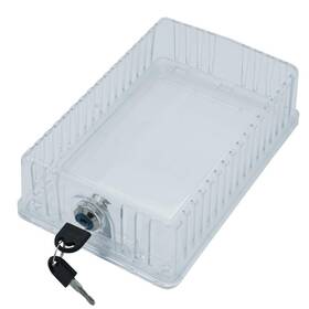 Io Hvac Controls 840119924862 Clear Universal Thermostat Cover Guard With Key Lock Box