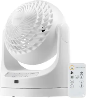 594031 Iris Usa Woozoo Desk Fan With Remote Oscillating Table Air Circulator 3 Spe