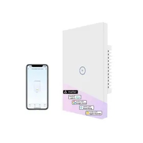 Sm-sw102-w1-1 Jinvoo Matter Smart Switch Wifi Dimmer For Alexa App... Fast Ship