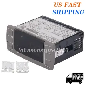 Johnsonstore2020 656003340041 New Xr06cx-4n1f1 Digital Thermostat Controller Defrost Fan Fit For Dixell