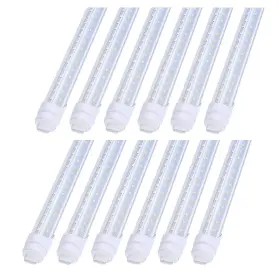 R17d-8ts-v12p Jomitop R17d Rotatable Ho Base V Shaped 65w 8 Foot Led Lulbs Double Row Need Bypass B