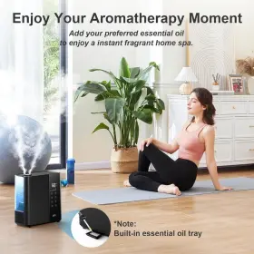 Htj-2286a-03 Jrd Cool And Warm Humidifier For Large Rooms With 12 Hour Timer. 5 Liter