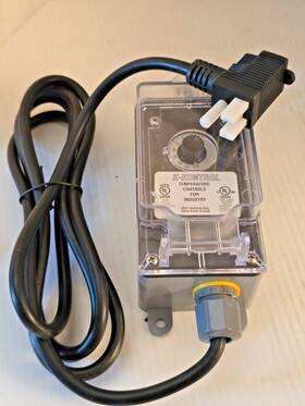 K-kontrol E201720 K-kontrol 115 Volt Thermostat 0-80 Weatherproof Ice Eater New