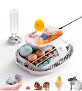 M16-pro Kamhx Egg Incubator With Humidity Display Automatic Turner Led Candler