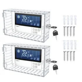 10446967472 Kdqueery 2 Pcs Thermostat Lock Box Cover With For Thermosta