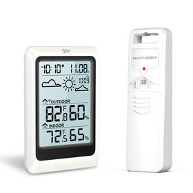Keekit 123654879255 Indoor Outdoor Thermometer Weather Station With Large Lcd Display Up
