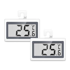 Keekit Mc08ca-wa171 2pcs Refrigerator Thermometer Digital Fridge With Lcd Display