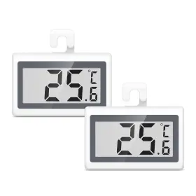 Mc08ca-wa171 Keekit 2pcs Refrigerator Thermometer Digital Fridge With Lcd Display