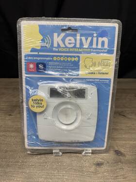 Kelvin Tth-27 New Voice Interactive Thermostat Model Sealed