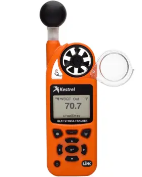 Ob-kest-0854lvcora Kestrel 5400 Heat Stress Tracker Pro With Link Compass And Vane Mount Orange