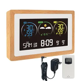 E0164-us Ketotek Home Weather Station Wireless Indoor Outdoor Thermometer Color Display Digita