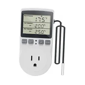 Kt3100 Ketotek Digital Thermostat Outlet Plug Temperature Controller Socket 120v