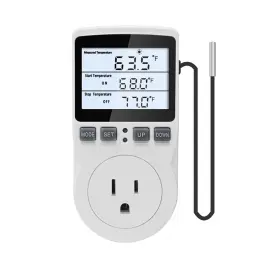 Kt3100bl Ketotek Digital Temperature Controller Thermostat Outlet Plug 120v With Lcd Backlight