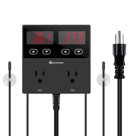 Kt99pro Ketotek Dual Digital Temperature Controller Outlet 10a Relay Heating Coolling