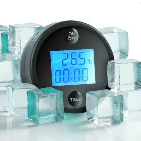 Keystone Peak 701152108428 Ice Bath Thermometer And Timer - Waterproof Floating For &