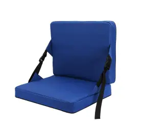 Kimi House 694026349511 Indoor And Outdoor Folding Chair Cushion Foldable Portable Stadium Seat