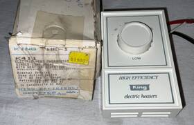 King / Cadet K411 Electric Heat Thermostat Single Line Break Anticipation Snap Acti