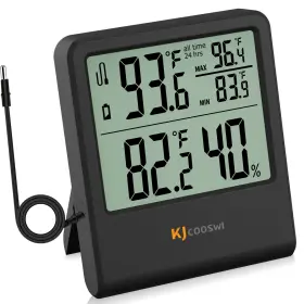 Gsh-mc06e-1-b Kjcooswi Digital Indoor Outdoor Thermometer Wired Temperatur... Fast Ship