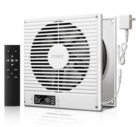 Koviet 977347100486 8 Inch Room To Ventilation Fan With Remote Quiet Reversible Through The Wal