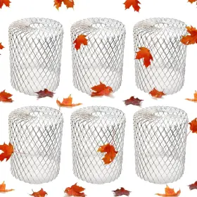 Kraftex 715235750346 Gutter Guard 6 Pack Leaf Filter Strainer And Downspout - Better