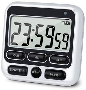 Ktkudy Hx106 Digital Kitchen Timer With Mute/loud Alarm Switch On/off 12-ho