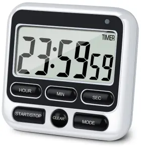 12-ho Ktkudy Hx106 Digital Kitchen Timer With Mute/loud Alarm Switch On/off