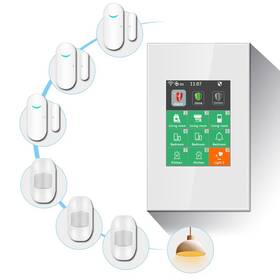 Lanbon L8-hak Lcd Smart Light Switch And Alarm System For Home Security 2- Inch .. Fast Ship