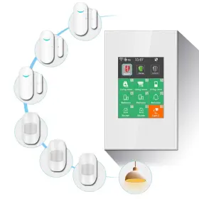 L8-hak Lanbon Lcd Smart Light Switch And Alarm System For Home Security 2- Inch .. Fast Ship