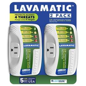 Lavamatic Ws-10521 Electronic Voltage And Surge Protector For Front Top Load Washers