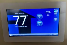 10344502 Lennox 10f81 Icomfort Wi-fi Programmable Touchscreen Thermostat 7 Inch