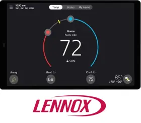 Lennox 810105200003 S40 22v24 Smart Thermostat Touchscreen Wifi Remote Access Wi-fi